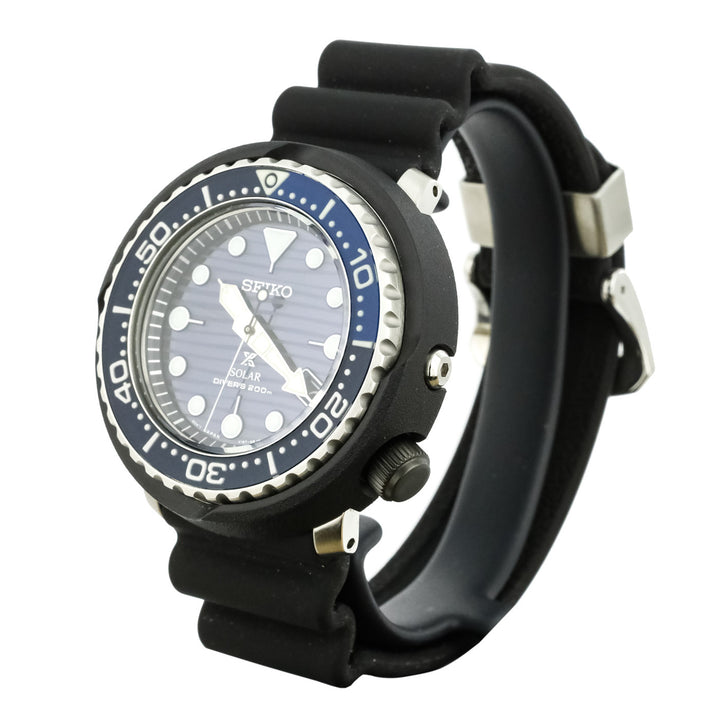 Orologio Seiko Quartz Solar Prospex Subacqueo automatico Salva l'oceano SNE518P1