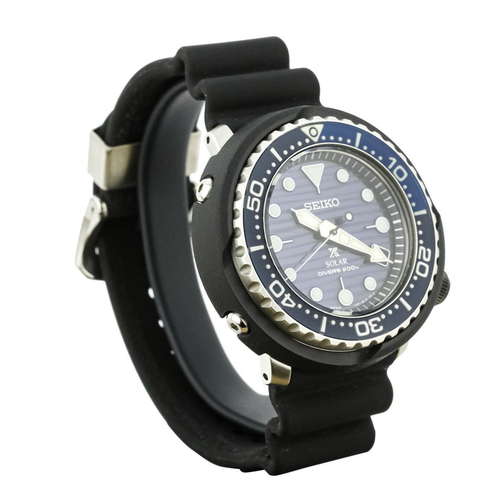 Orologio Seiko Quartz Solar Prospex Subacqueo automatico Salva l'oceano SNE518P1