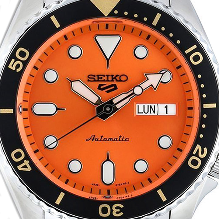 Orologio Seiko 5 Sport Automatico Quadrante Arancione SRPD59K1 Uomo Donna 42.5mm Nuovo Nemo