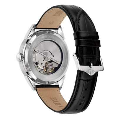 Orologio Bulova Sutton Automatico Quadrante Nero 41mm Cinturino pelle