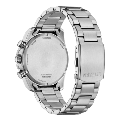 Citizen Orologio OF 2025 Racing Crono Acciaio Quadrante Nero CA4640-50E