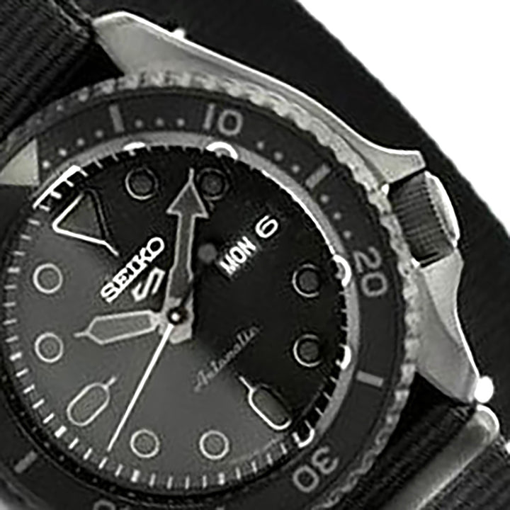 Orologio Seiko 5 Sport Nato Automatico Quadrante Nero SRPD79K1 Uomo Donna 42.5mm Nuovo
