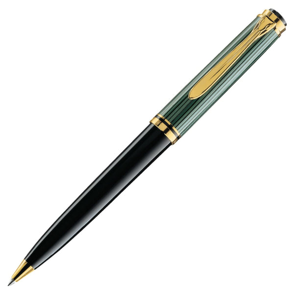 Pelikan Souveràn Ballpoint Pen Black Blue K805 Silver Finishes