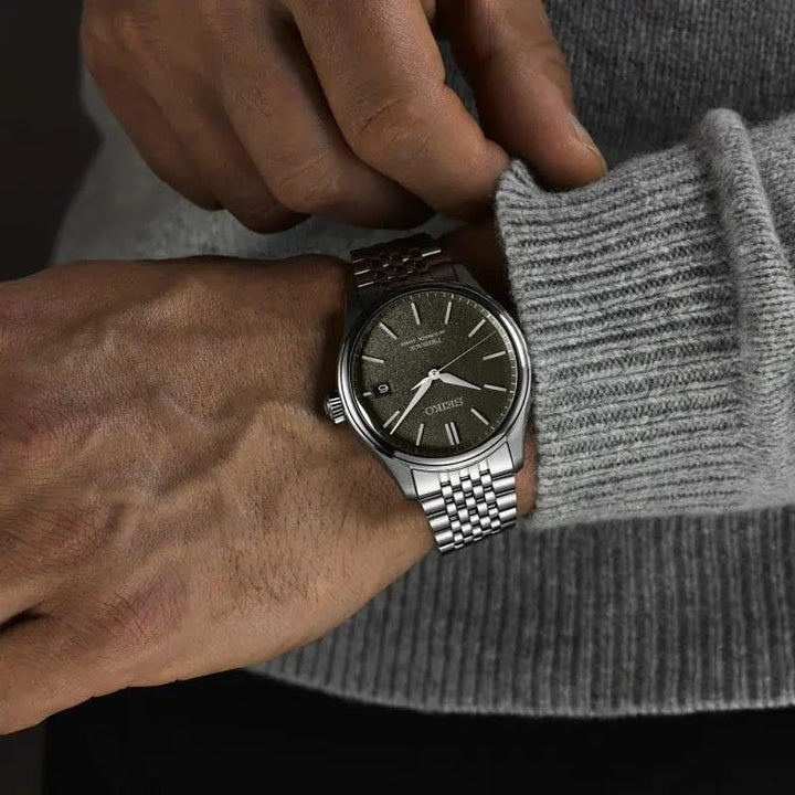 Orologio Seiko Presage Classic Quadrante Grigio sfumature Verde