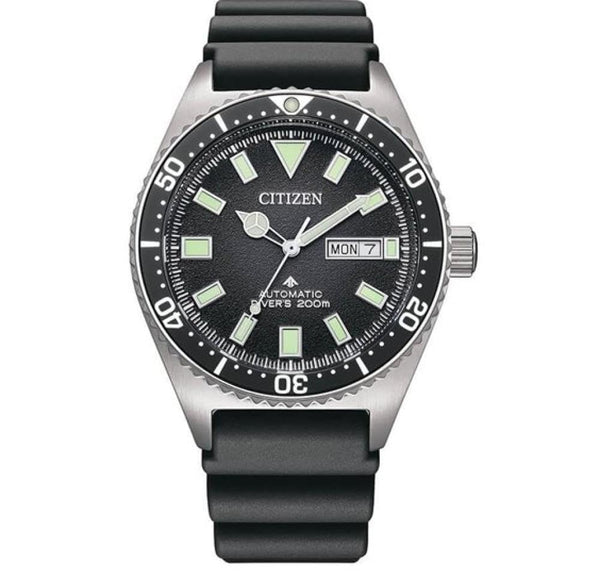 Orologio Citizen New Promaster Marine Automatic Diver Nero 41mm NY0120-01E Gomma