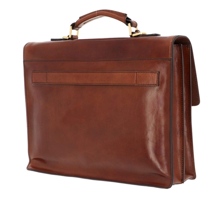 Cartella Lavoro The Bridge Story Pelle Marrone e Tracolla removibile PC 13