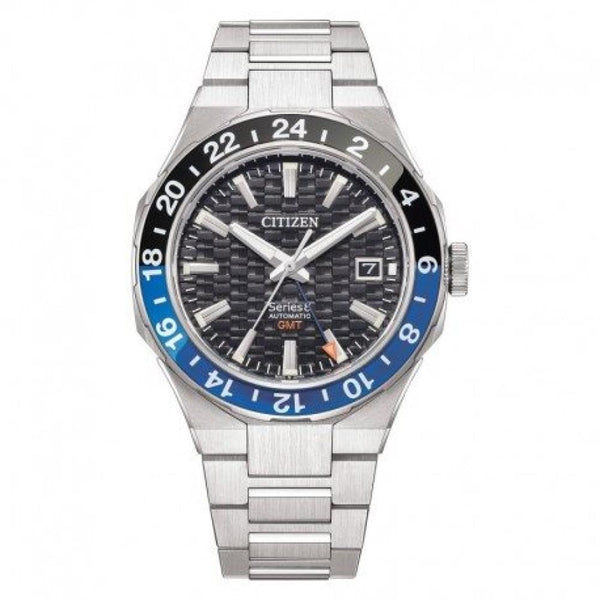 Orologio Citizen 880 Series 8 GMT Blu / Lunetta Nera Batman NB6031-56E