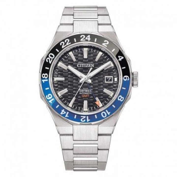 Orologio Citizen 880 Series 8 GMT Blu / Lunetta Nera Batman NB6031-56E