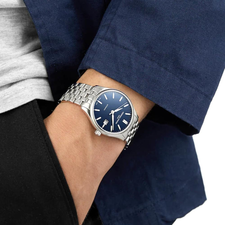 Frederique Constant Geneve Orologio Classics Index Automatico Quadrante Blu FC-303NN5B6B