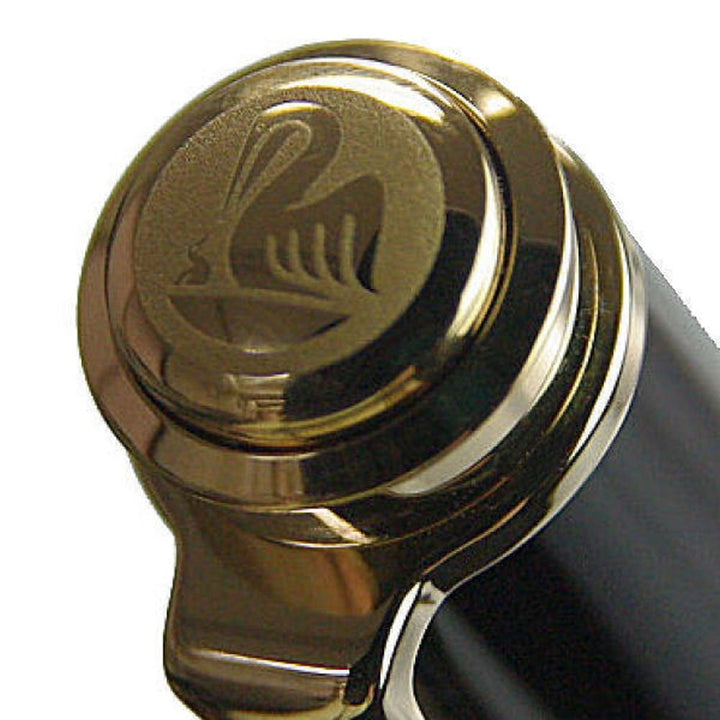 Pelikan Souveràn Ballpoint Pen Black Blue K805 Silver Finishes