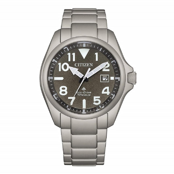 Orologio Citizen Promaster Land Cassa Monoblocco Super Titanio Quadrante Nero
