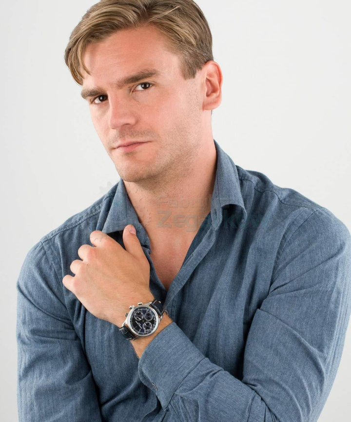 Orologio Frederique Constant Uomo Geneve Classic FlyBack Chrono Blue FC-760N4H6