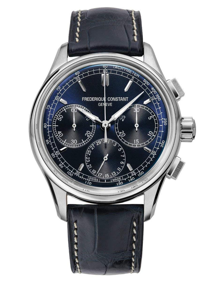 Orologio Frederique Constant Uomo Geneve Classic FlyBack Chrono Blue FC-760N4H6