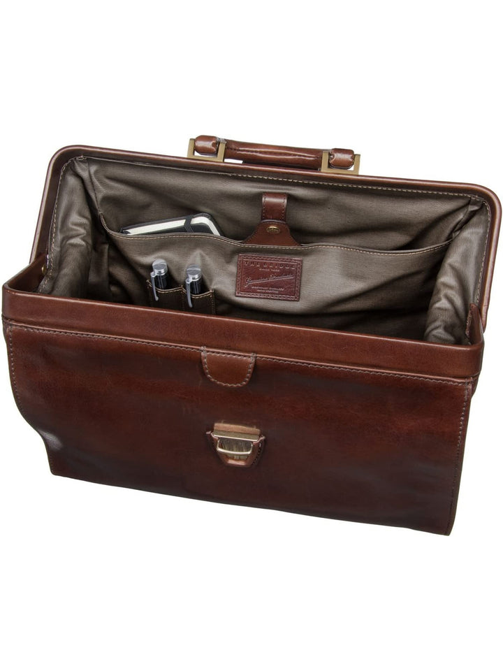 The Bridge Borsa da Medico Linea Story pelle marrone