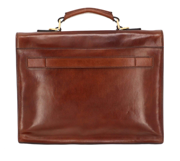 Cartella Lavoro The Bridge Story Pelle Marrone e Tracolla removibile PC 13