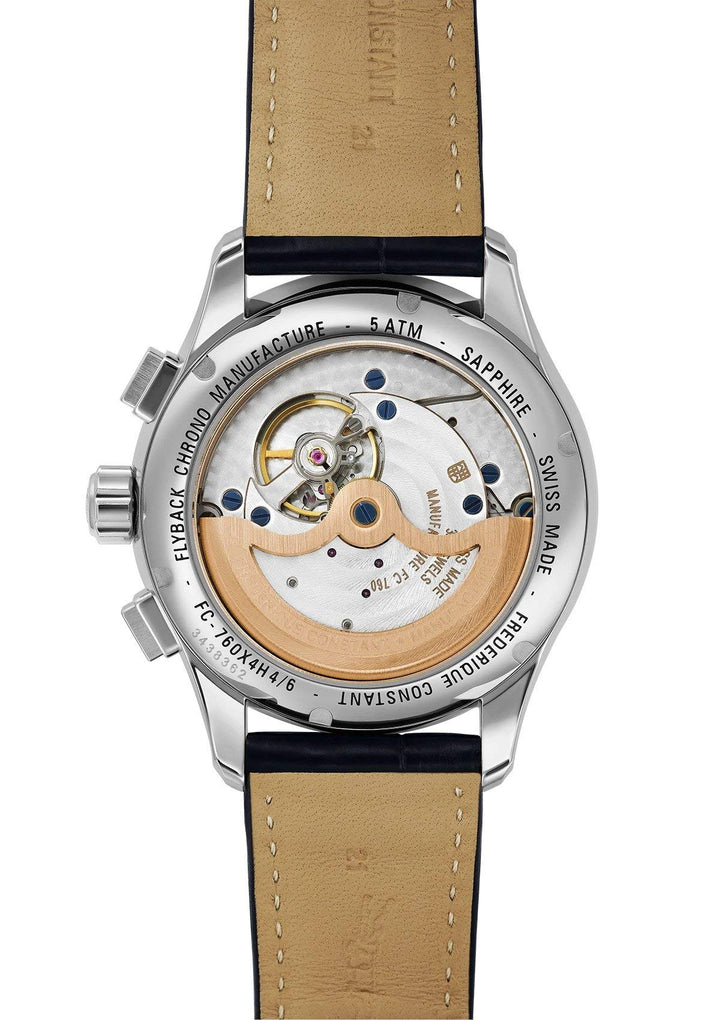 Orologio Frederique Constant Uomo Geneve Classic FlyBack Chrono Blue FC-760N4H6