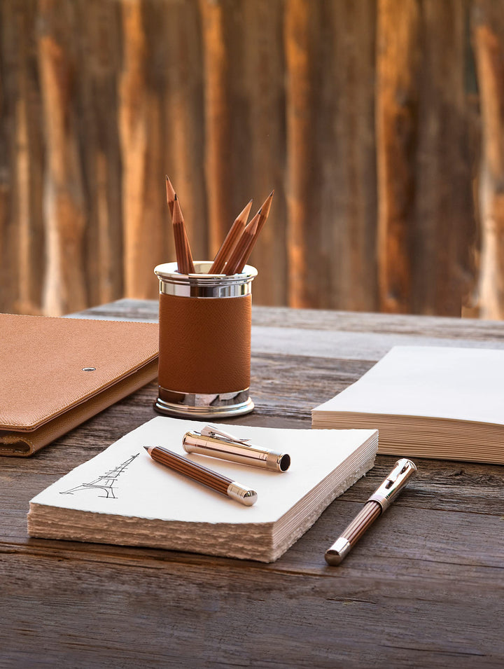 Gran Von Faber Castell Matita Perfetta Magnum Marrone Platino