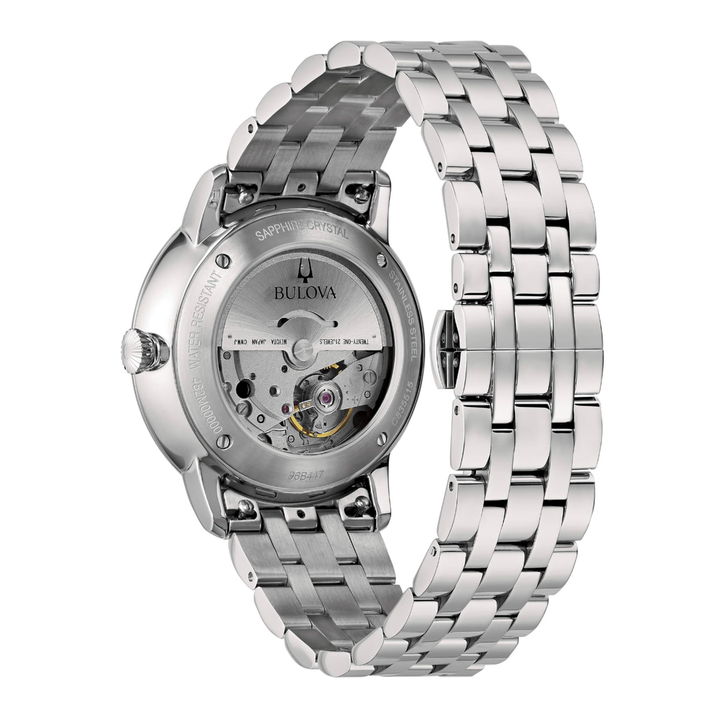Bulova Orologio Hudson Automatico Quadrante Blu 39mm 96B447