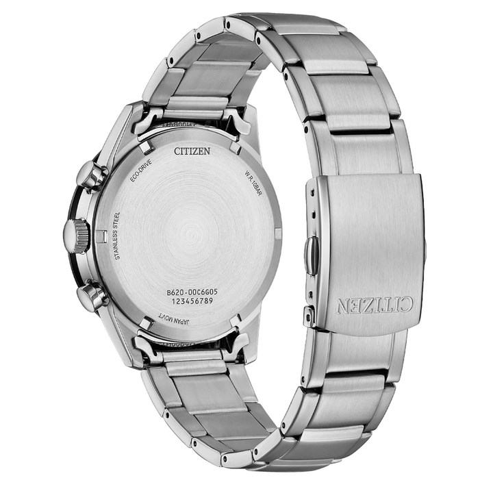 Orologio Citizen OF 2025 T9 Crono Acciaio Quadrante Nero CA4624-56E