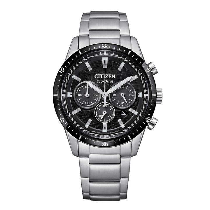 Orologio Citizen OF 2025 T9 Crono Acciaio Quadrante Nero CA4624-56E