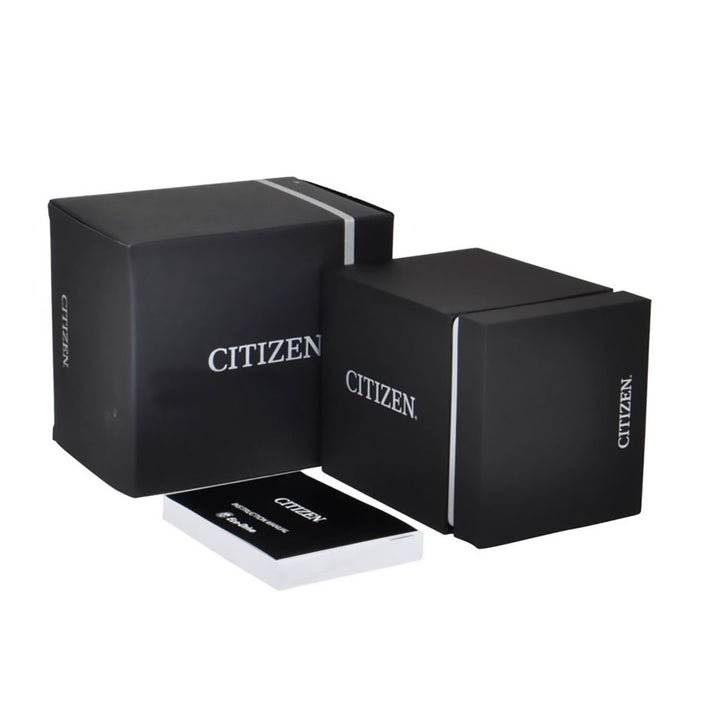 Citizen Orologio Crono Super Titanio 0810 Eco Drive Quadrante Blu 44mm CA0810-88L