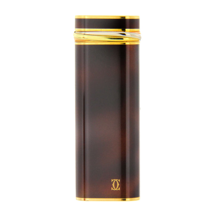 Accendino Cartier Trinity Lacca marrone — Rif. 17956N Francia, anni '80