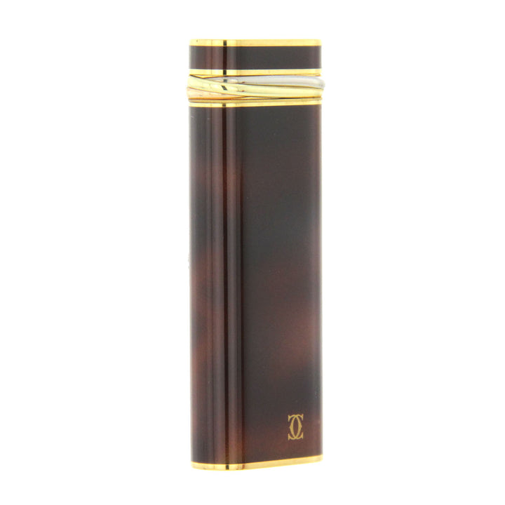 Accendino Cartier Trinity Lacca marrone — Rif. 17956N Francia, anni '80
