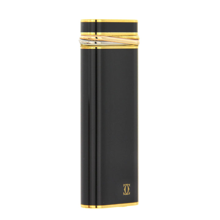 Accendino Cartier Trinity Lacca Nera Rif. 26413N Francia anni '80