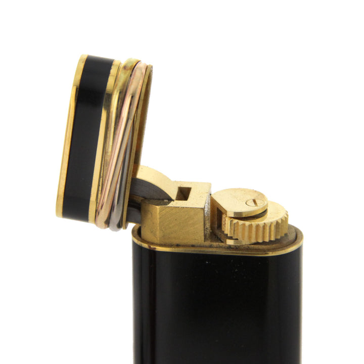 Accendino Cartier Trinity Lacca Nera Rif. 26413N Francia anni '80