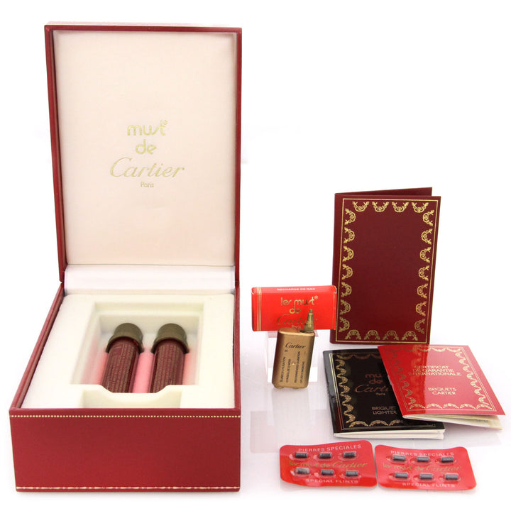 Accendino Cartier Trinity Lacca Nera Rif. 26413N Francia anni '80