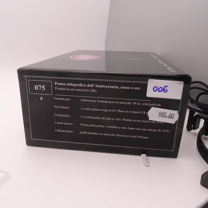 Aurora Penna Stilografica Optima 75° Rossa Edizione Limitata 075