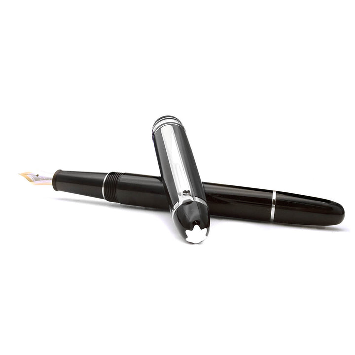 Montblanc Penna Stilografica Meisterstuck Platinum Classique Black Resin M 106522