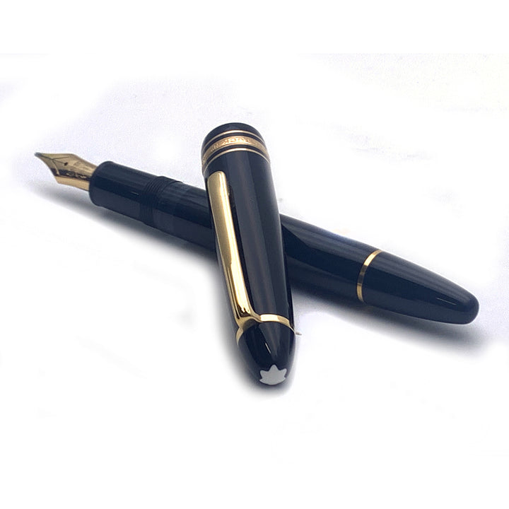 Montblanc Meisterstuck LeGrand Stilografica Gold-Coated con pennino monotono 1985
