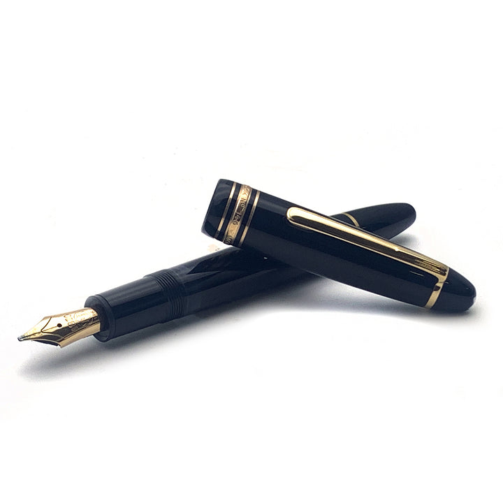 Montblanc Meisterstuck LeGrand Stilografica Gold-Coated con pennino monotono 1985