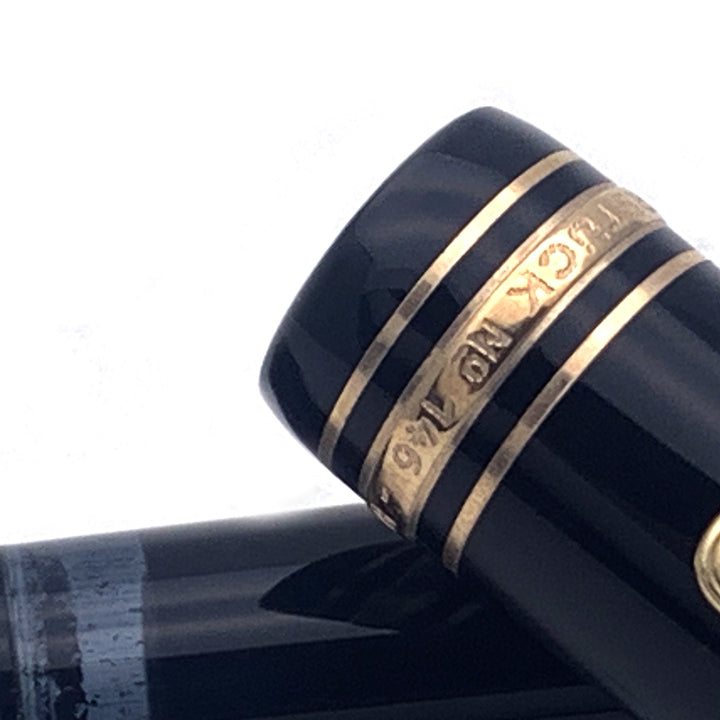 Montblanc Meisterstuck LeGrand Stilografica Gold-Coated con pennino monotono 1985