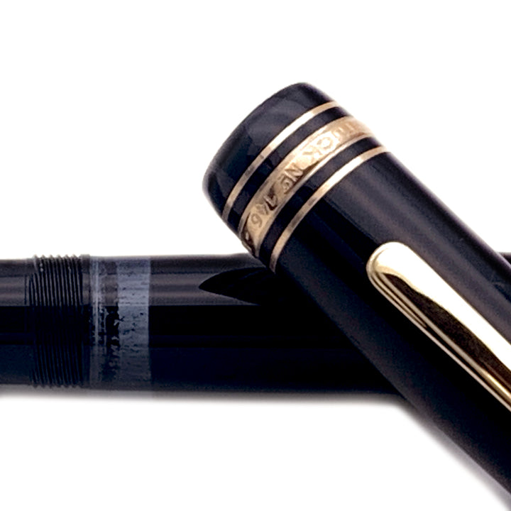 Montblanc Meisterstuck LeGrand Stilografica Gold-Coated con pennino monotono 1985