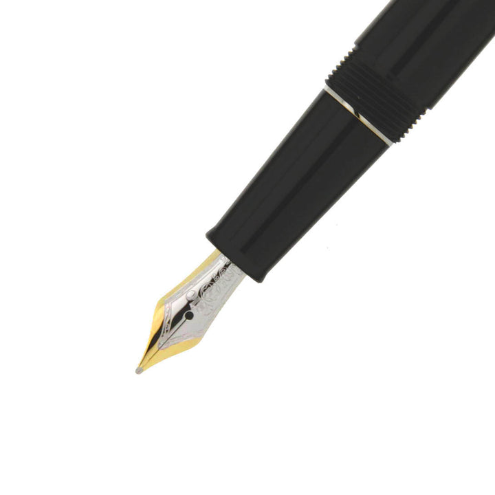 Montblanc Penna Stilografica Meisterstuck Platinum Classique Black Resin M 106522