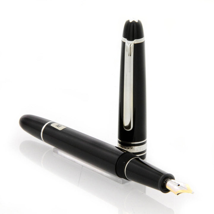 Montblanc Penna Stilografica Meisterstuck Platinum Classique Black Resin M 106522