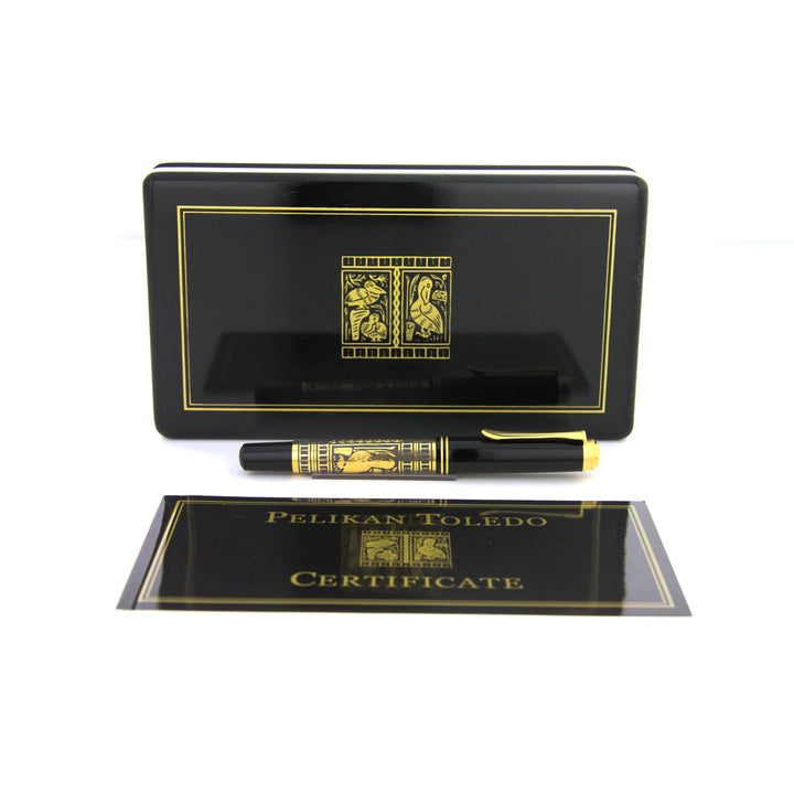 Pelikan Penna stilografica Toledo M700 Black Gold fine