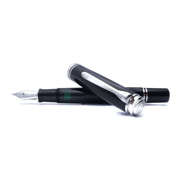 Pelikan Souver&agrave;n M805 Penna Stilografica Resina Nera Pennino Fine