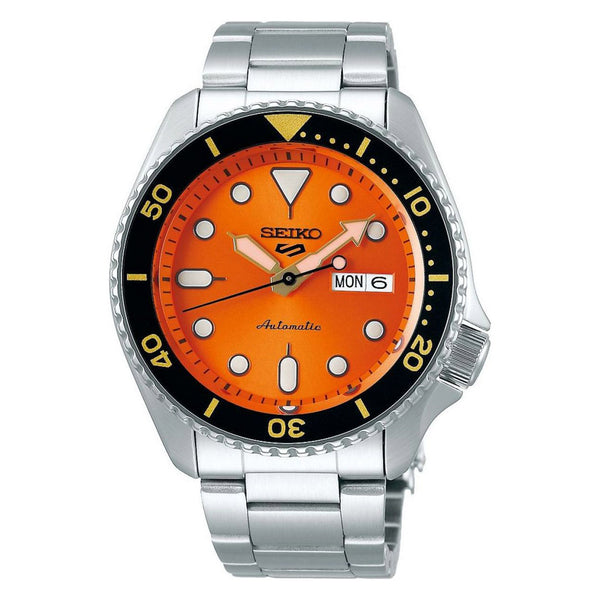 Orologio Seiko 5 Sport Automatico Quadrante Arancione SRPD59K1 Uomo Donna 42.5mm Nuovo Nemo