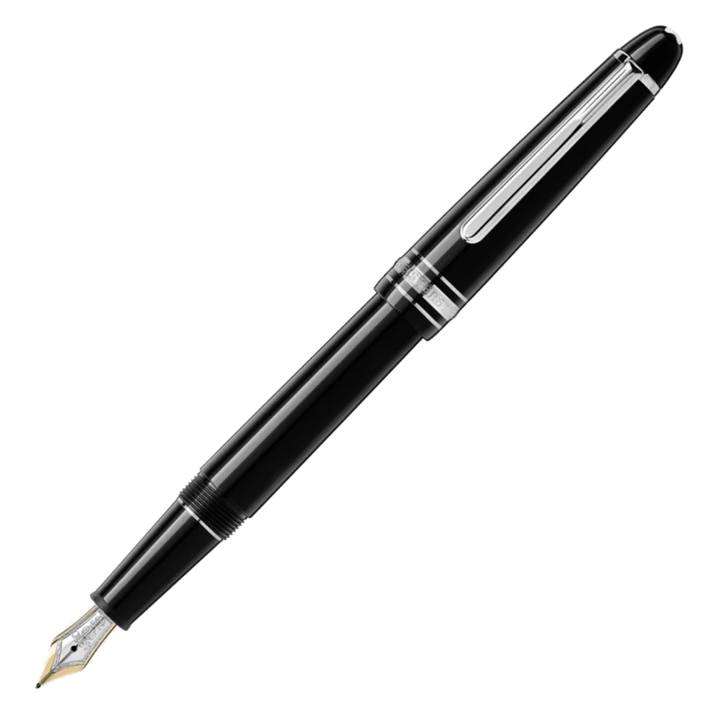 Montblanc Penna Stilografica Meisterstuck Platinum Classique Black Resin M 106522