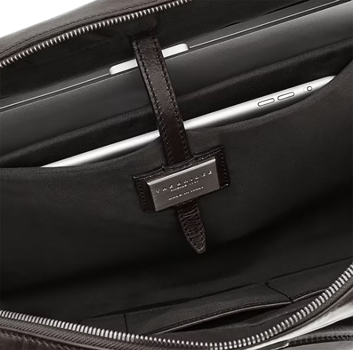 The Bridge Borsa Lavoro a Cartella Linea Story Pelle Nera 