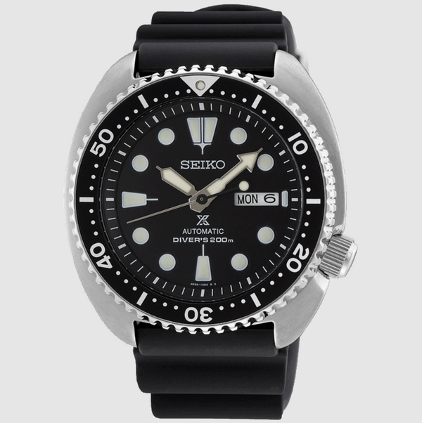 Orologio Seiko Prospex Turtle Diver Automatico 200m Quadrante Nero SRPE93K1