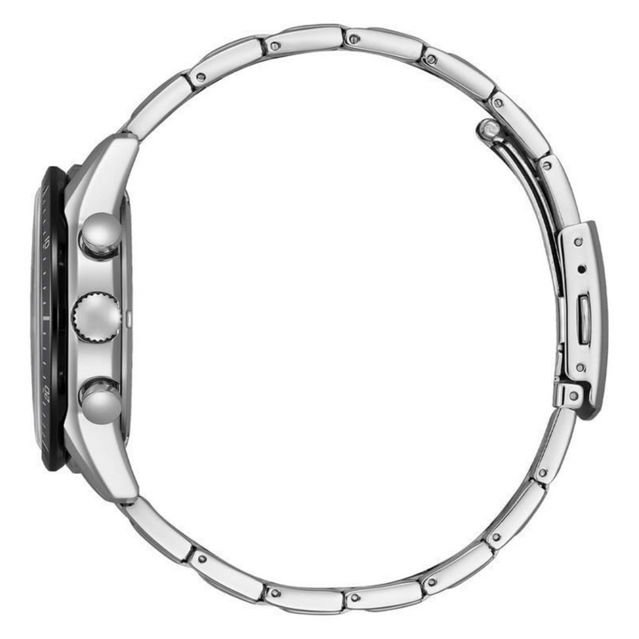 Orologio Citizen OF 2025 T9 Crono Acciaio Quadrante Nero CA4624-56E