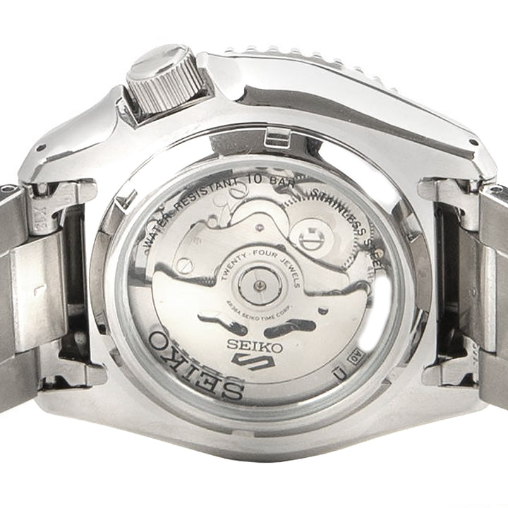 Orologio Seiko 5 Sport Automatico Nero Quadrante Giallo SRPD57K1 Uomo Donna 42.5mm Nuovo