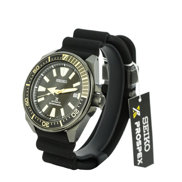 Orologio Seiko Samurai Uomo SRPB55K1 Prospex Automatic Diver 200M Total Black Gold