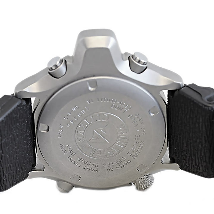 Citizen Orologio Aqualand I 200mt Nera Cinturino Silicone JP2000-08E