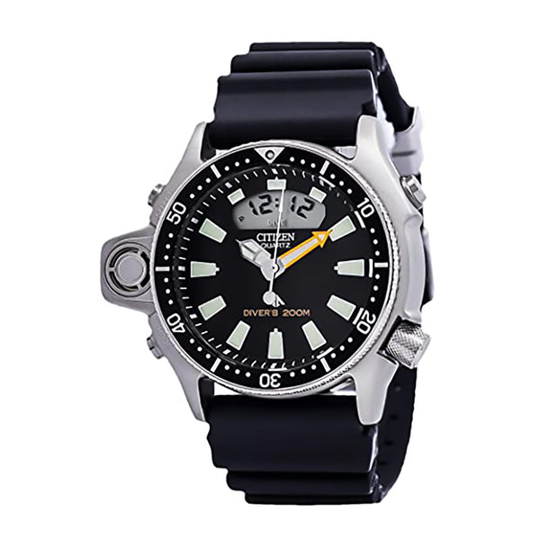 Citizen Orologio Aqualand I 200mt Nera Cinturino Silicone JP2000-08E