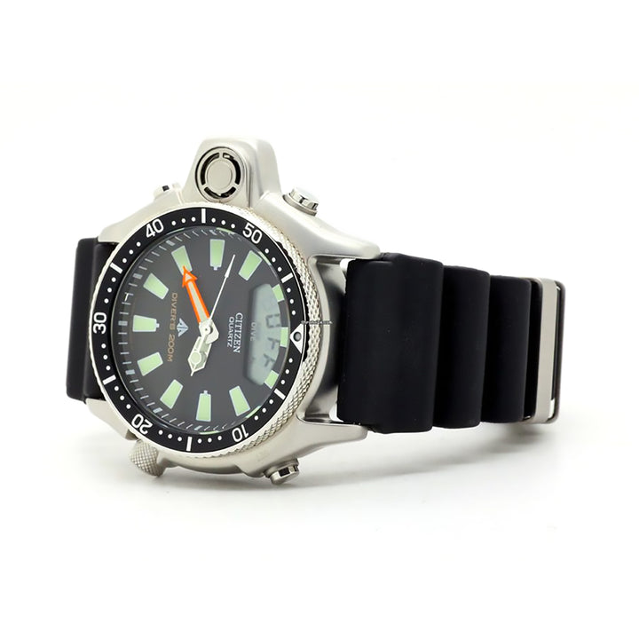 Citizen Orologio Aqualand I 200mt Nera Cinturino Silicone JP2000-08E